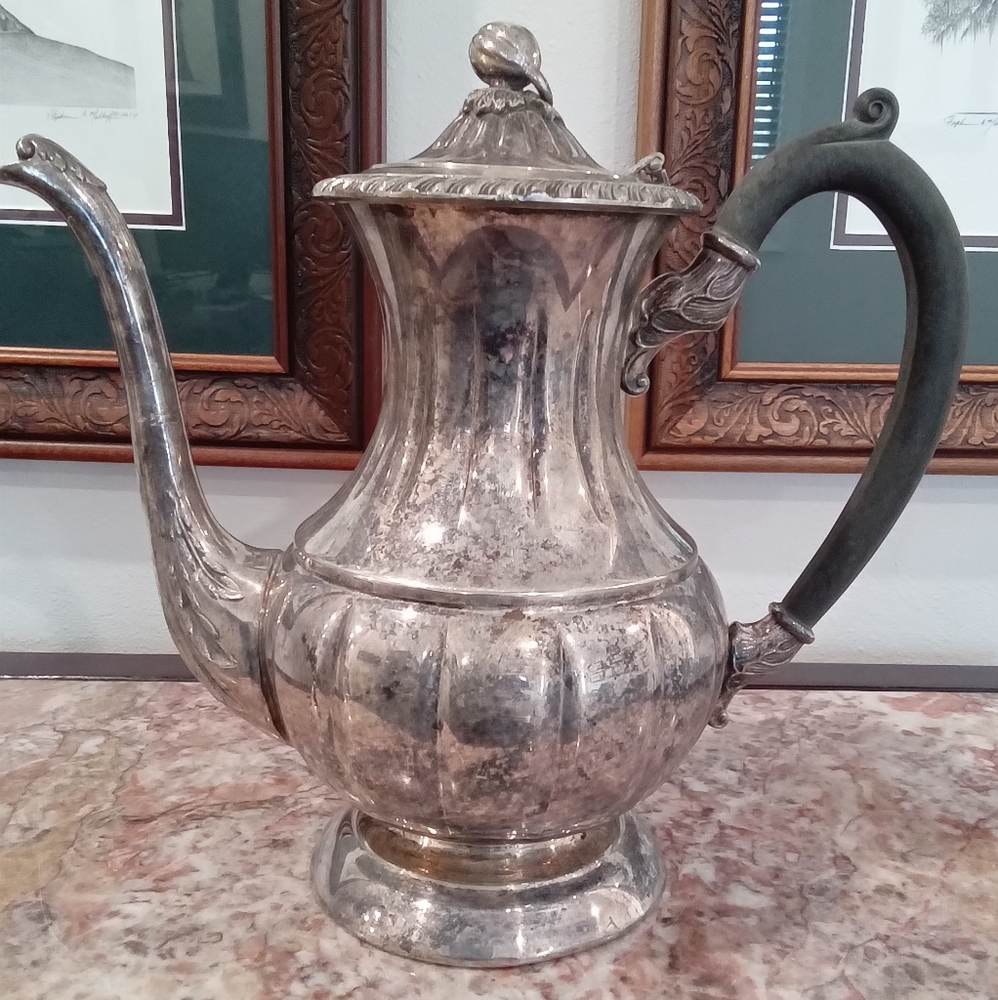 Antique Portsmouth Silver-plated Coffee/Teapot